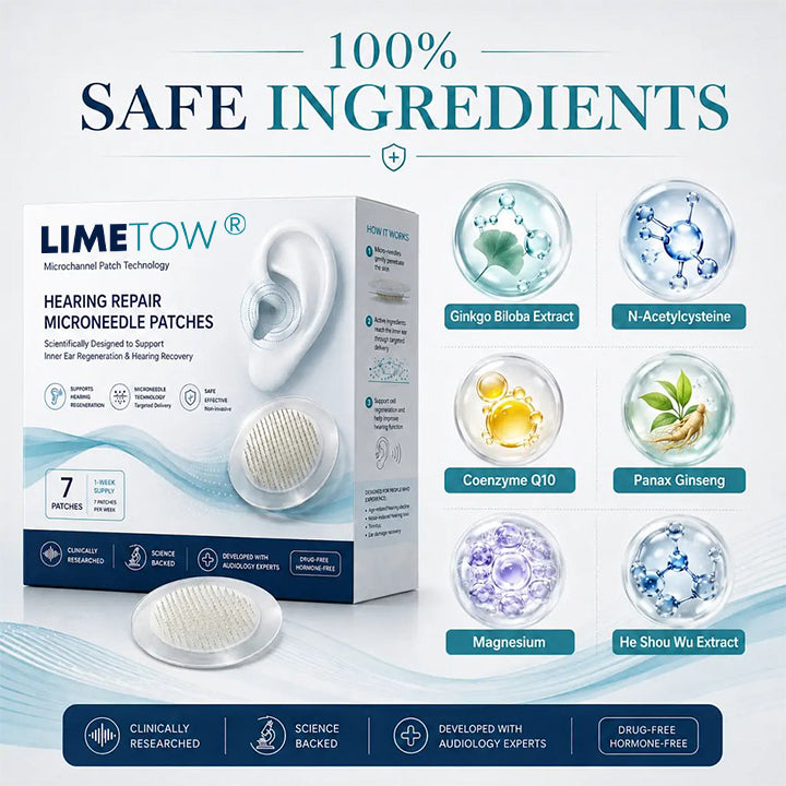 LUMIVO™ HEARING REPAIR MICRONEEDLE PATCHES ✅ Targets Hearing Loss, Tinnitus, Ear Infections, Balance Disorders, and Age-Related Ear Degeneration.