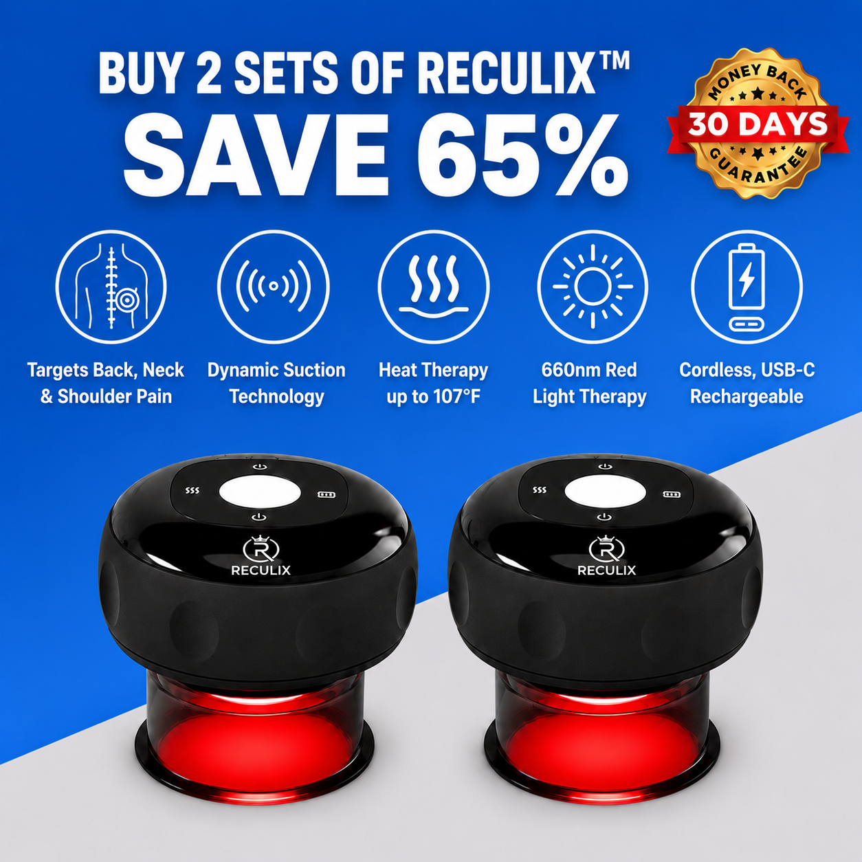 RECULIX™ Smart Cupping Therapy Massager