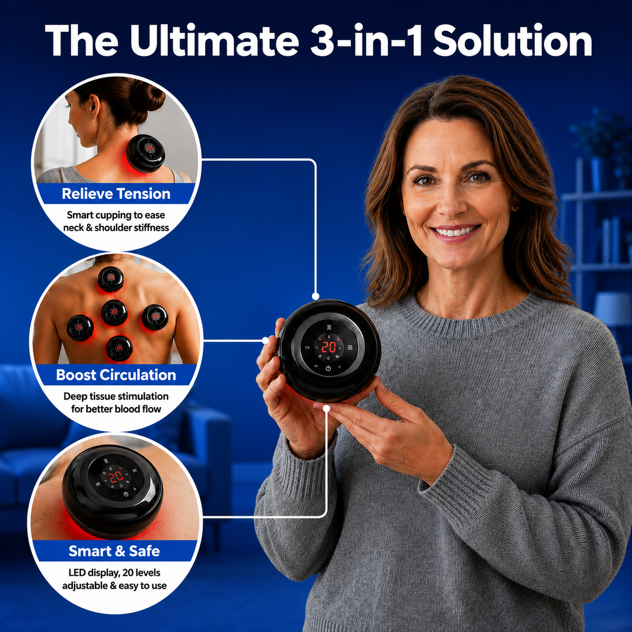 RECULIX™ Smart Cupping Therapy Massager