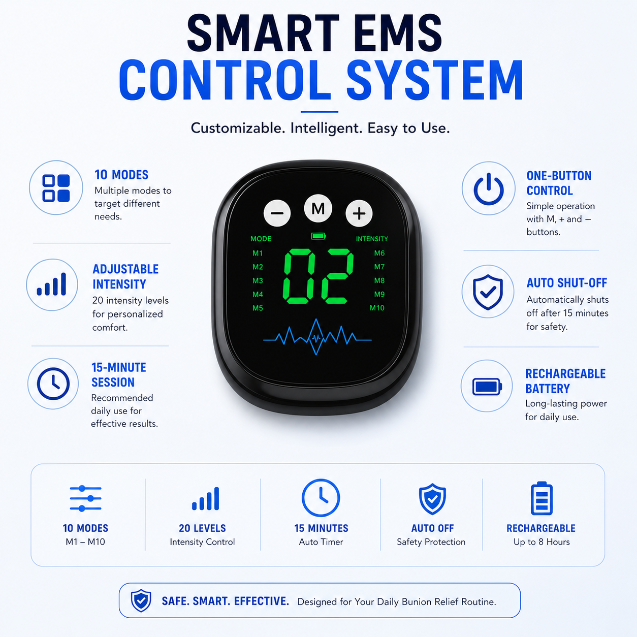 Aurora Tech™ — EMS Bunion Corrector