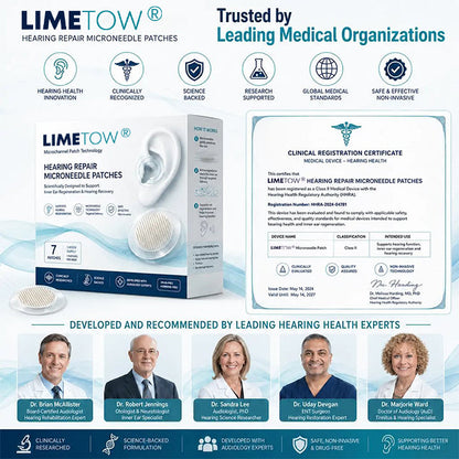 LUMIVO™ HEARING REPAIR MICRONEEDLE PATCHES ✅ Targets Hearing Loss, Tinnitus, Ear Infections, Balance Disorders, and Age-Related Ear Degeneration.
