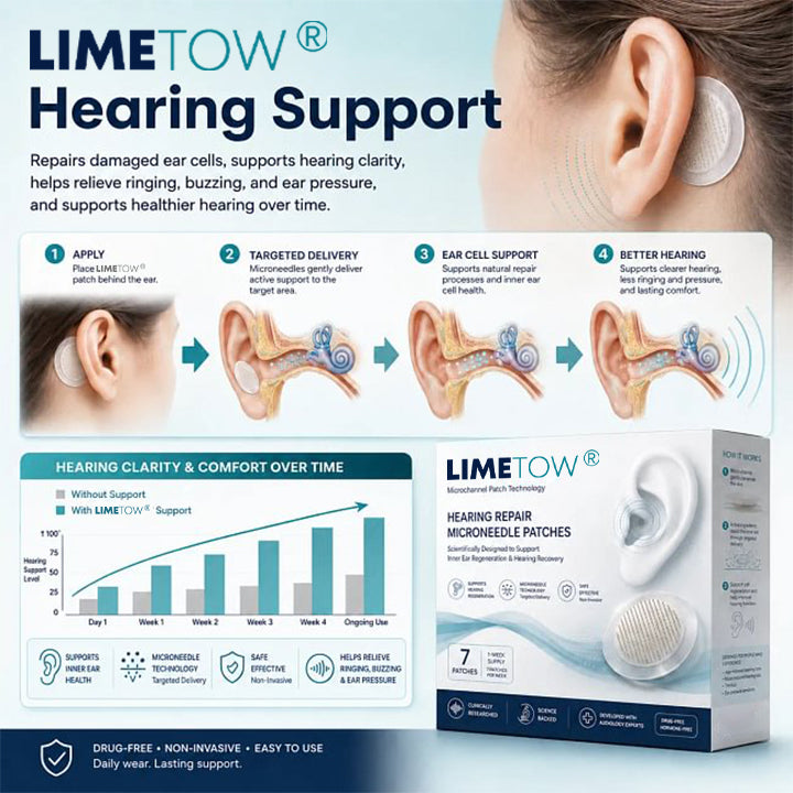 LUMIVO™ HEARING REPAIR MICRONEEDLE PATCHES ✅ Targets Hearing Loss, Tinnitus, Ear Infections, Balance Disorders, and Age-Related Ear Degeneration.